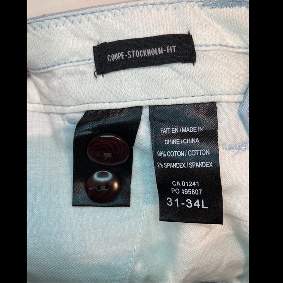 Sky blue men pants - Picture 6 of 6